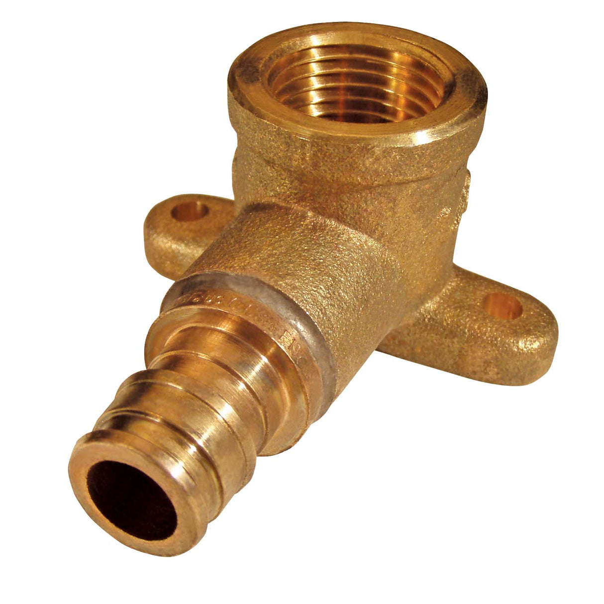 Sioux Chief 647WG2E3 1/2" PEX x FIP PowerPEX Brass 90 deg Drop Elbow