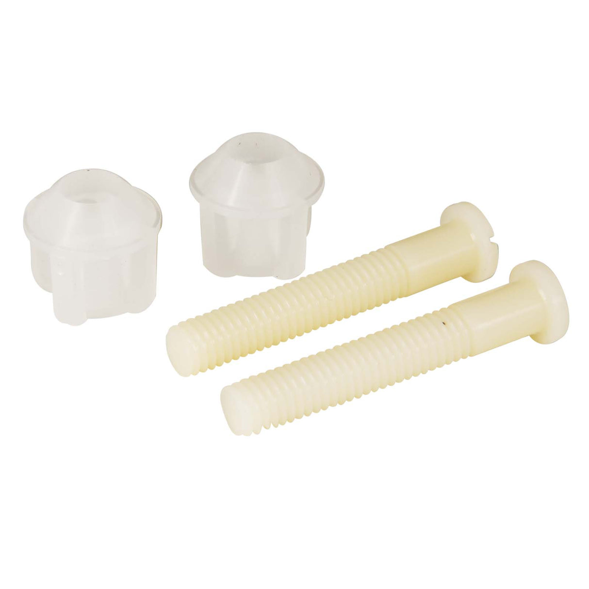 PlumbMaster Approved 88095 Plastic Toilet Seat Hinge Bolt, 3/8", White