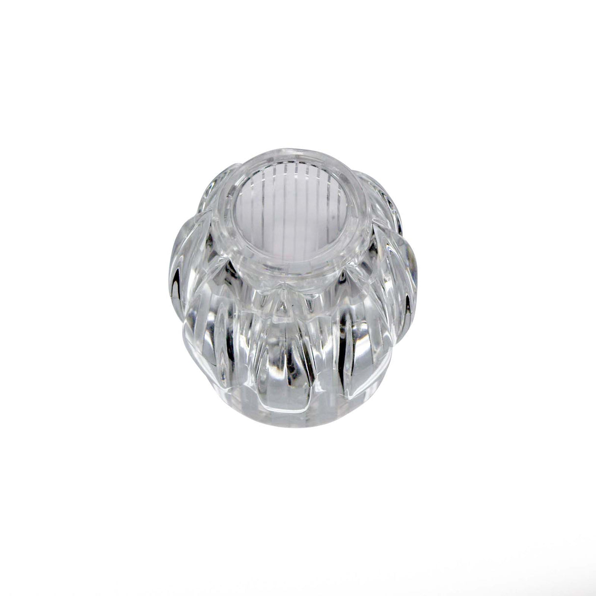 Sterling A2990 Clear Acrylic Square Broach Handle with Hot Cold and Diverter Index Buttons