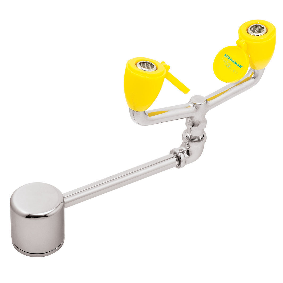 SE-570-LH Laboratory Counter Mounted Eyewash with Left Hand Activator