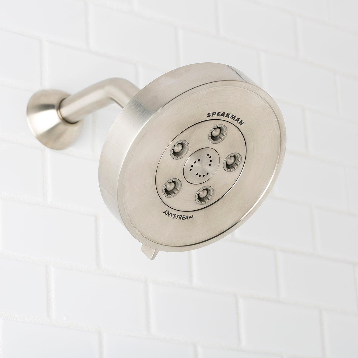 Speakman Neo S-3010-BN-E2 Low Flow Shower Head Brushed Nickel Finish - 2.0 GPM