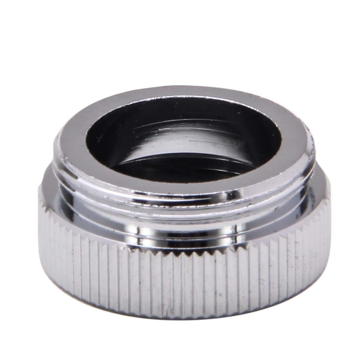 PlumbMaster Approved 36125B Nickel Plated Brass No-Lead Recessed Aerator Adapter, 13/16-24 TPI