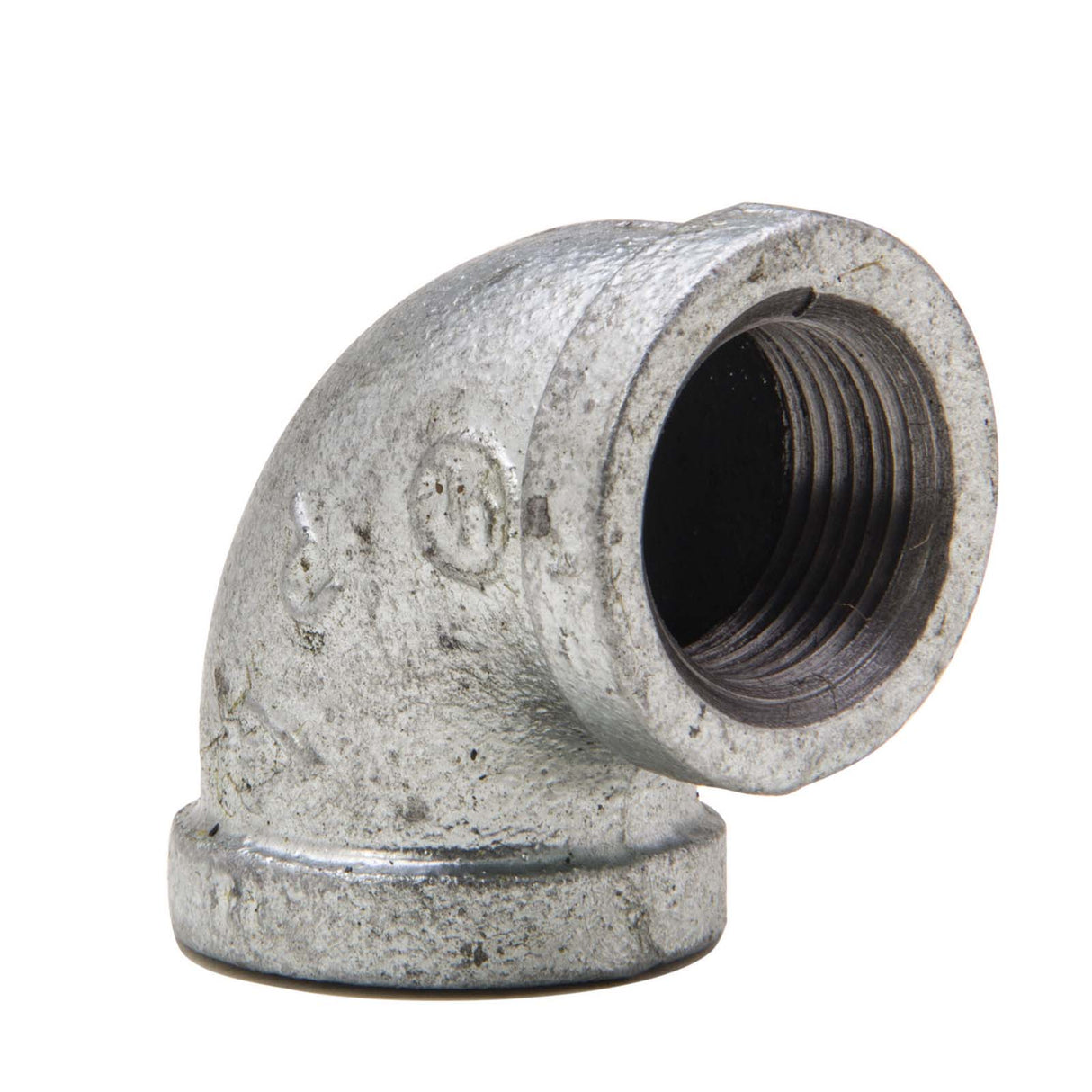 PlumbMaster Approved 94659 1/2" FIP Galvanized Steel 90 deg Elbow