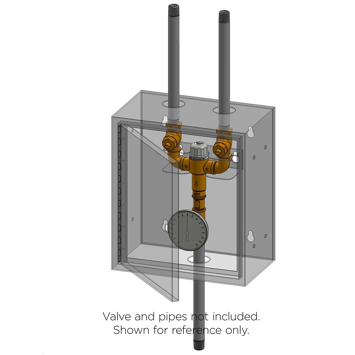 Safe-T-Zone STW-SC1 Thermostatic Mixing Valve Cabinet