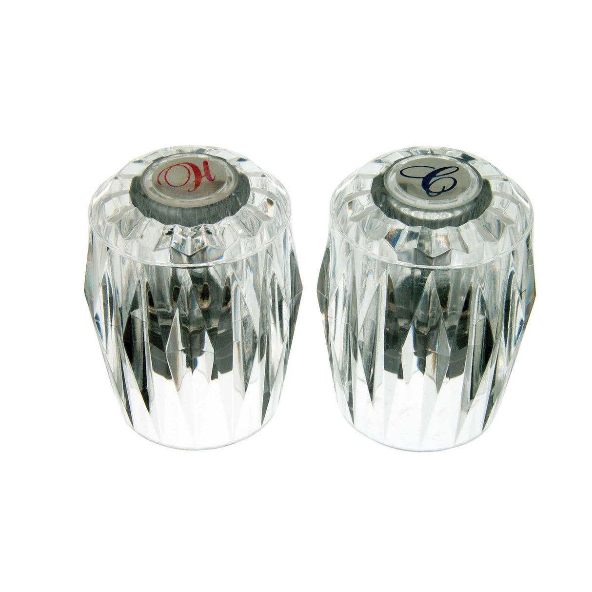 PlumbMaster Approved 86568 Acrylic Handle (Pair) For Series Valley II TW805, TW704, TW706, TW830, TW734, TW736 Valley Widespread Lavatory Faucet