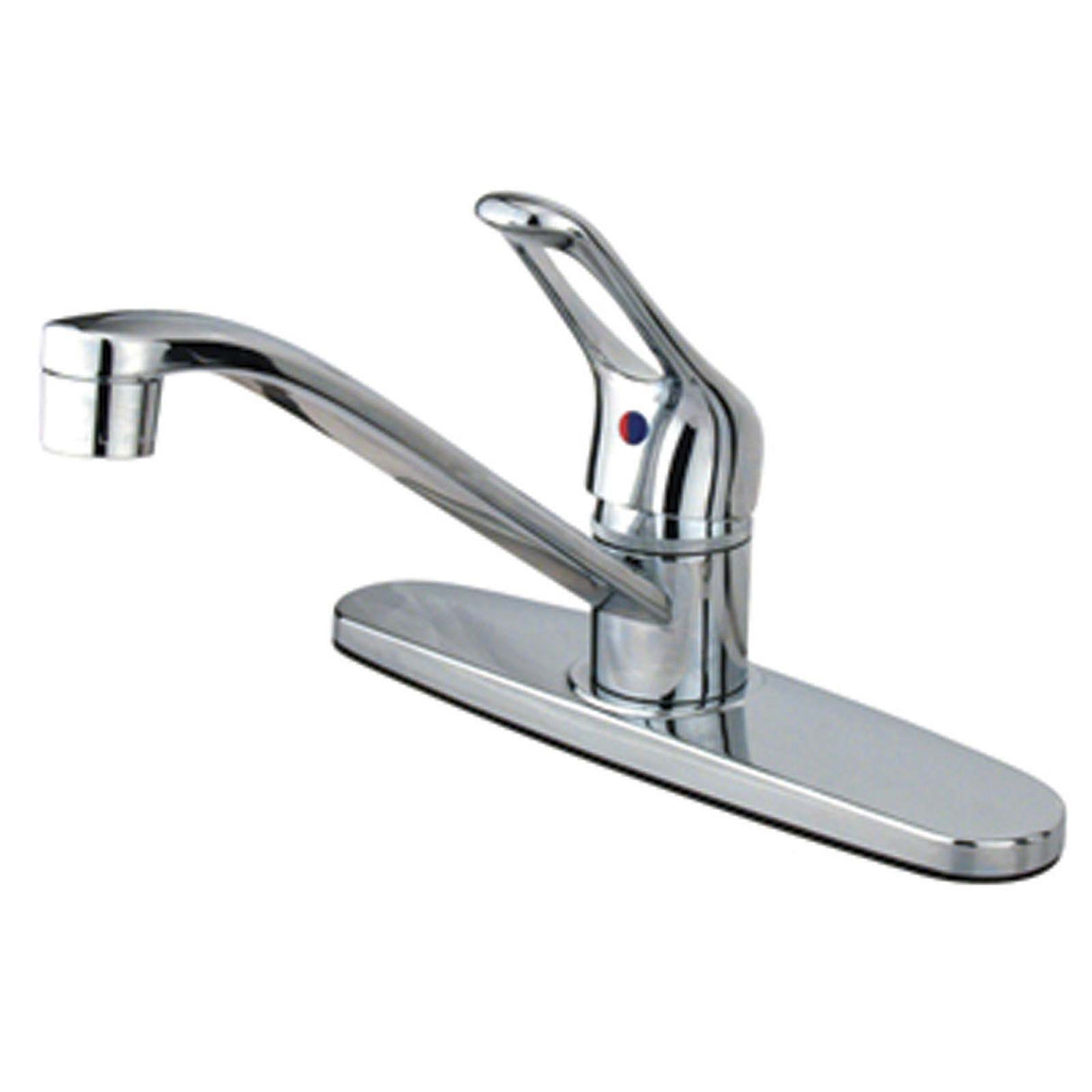 Kingston Brass KB561 Wyndham Single Handle Kitchen Faucet, Less Spray, Polished Chrome