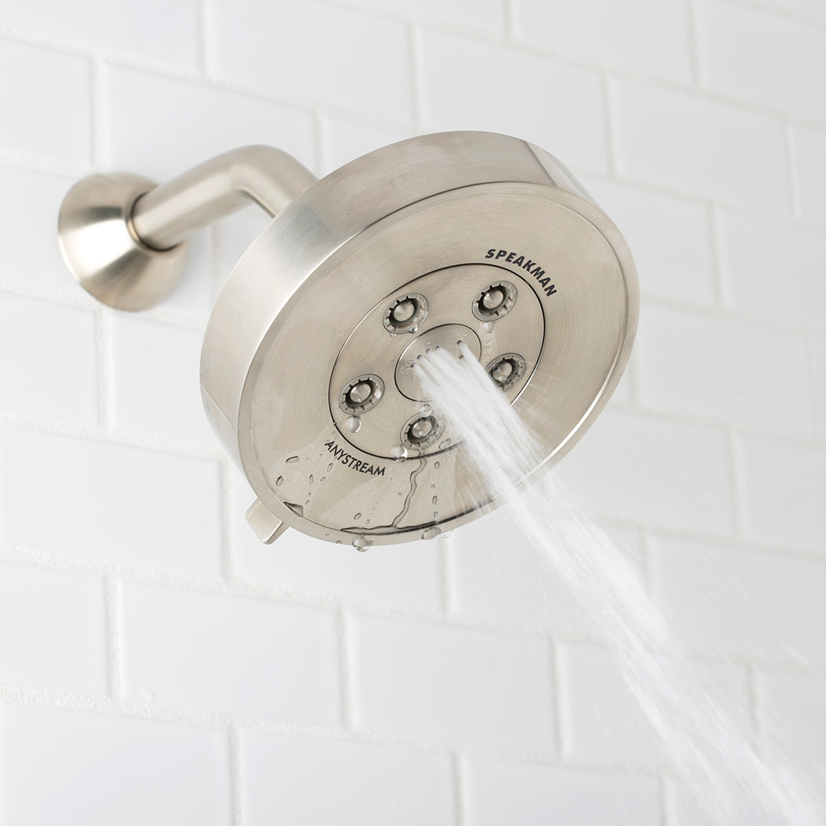Speakman Neo S-3010-BN-E2 Low Flow Shower Head Brushed Nickel Finish - 2.0 GPM