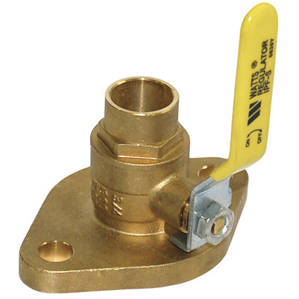 Watts 0068092 Brass Isolation Ball Valve Pump Flange, 1-1/4" NPT