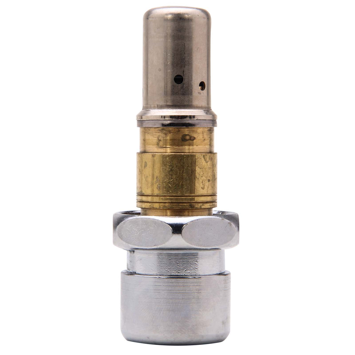 Chicago Faucets Chrome Fast Cycle Time Closure No-Lead Metering Cartridge for Floor Mount Pedal Valves