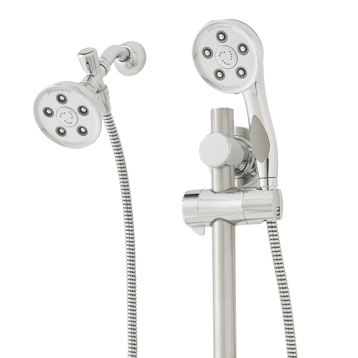 Speakman Caspian VS-123014 Hand Shower with Shower Head Polished Chrome Finish - 2.5 GPM