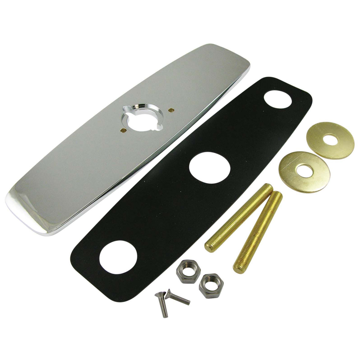 Zurn P6900-CP8 Chrome Zinc Cover Plate for Z6912, Z6920 - P6900-CP8 Zurn AquaSense Sensor-Operated Faucet, 8"