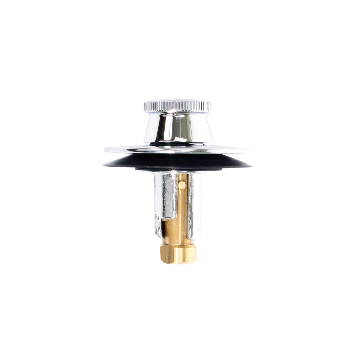PlumbMaster Approved 88599 Rapid Fit Solid Brass Lift and Turn Style Bath Stopper (Retail) Chrome Plated