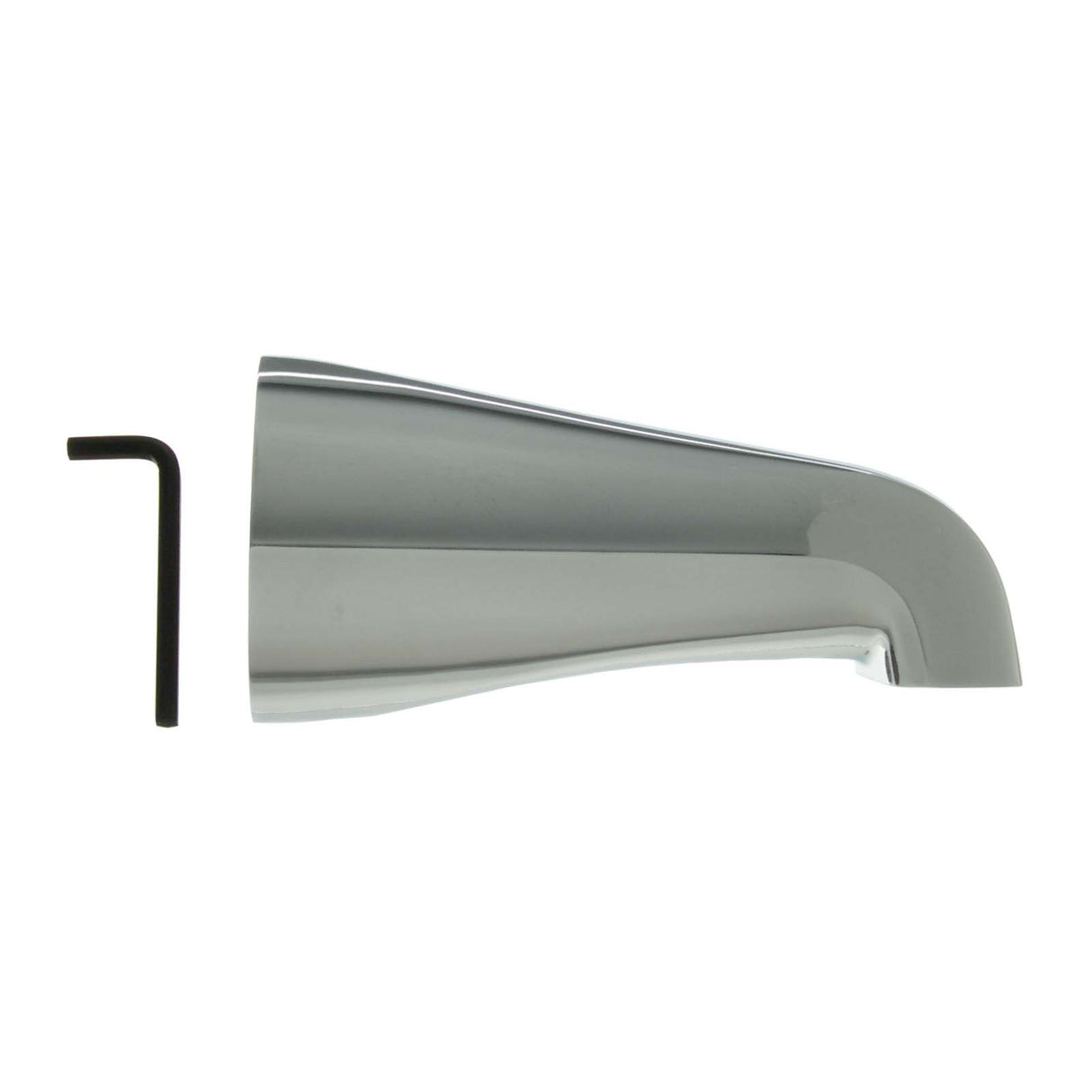 PlumbMaster Approved 34311 Bath Spout without Diverter, 1/2" Slip, Chrome Plated