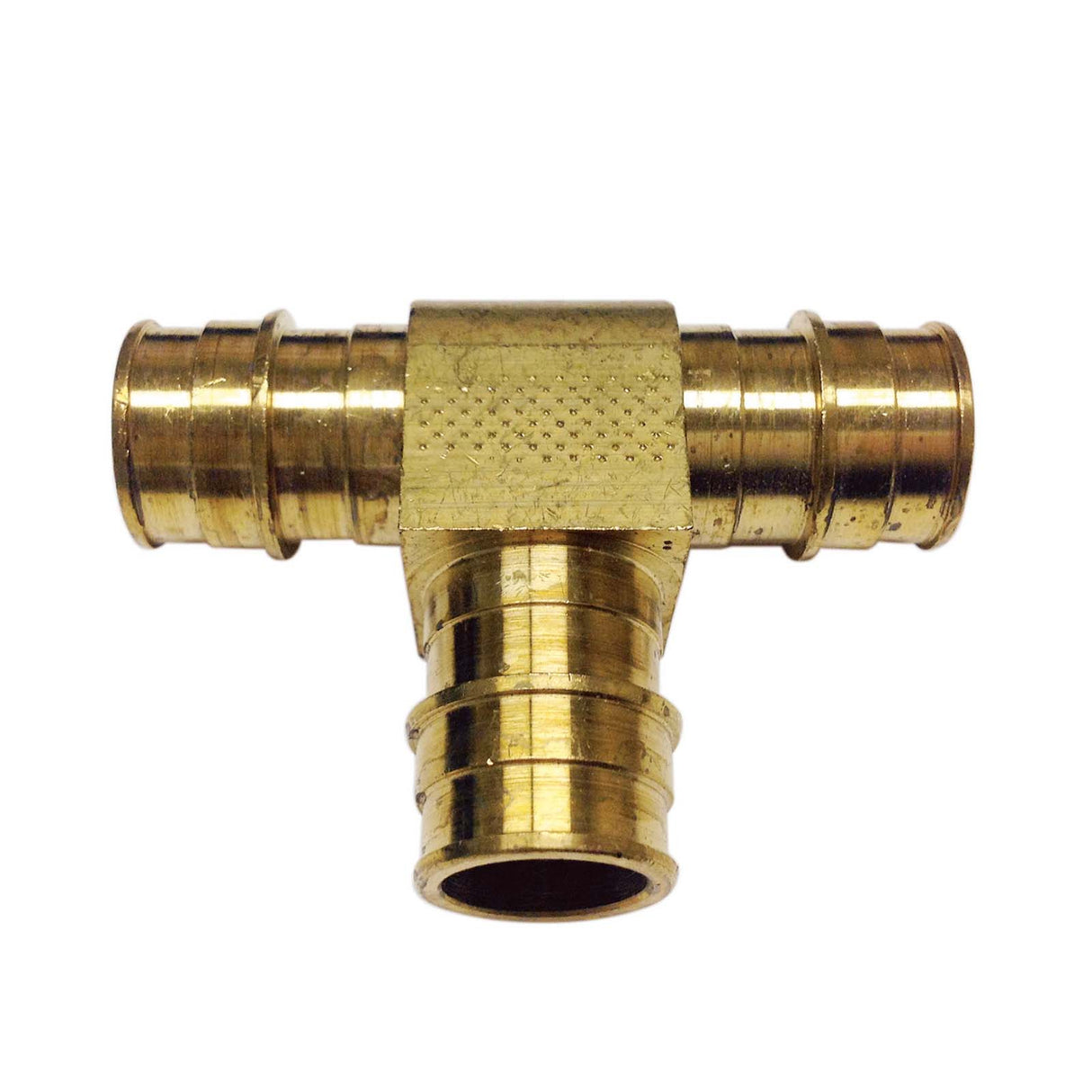 Sioux Chief 641WG332 3/4" x 3/4" x 1/2" PEX PowerPEX Brass Reducing Tee