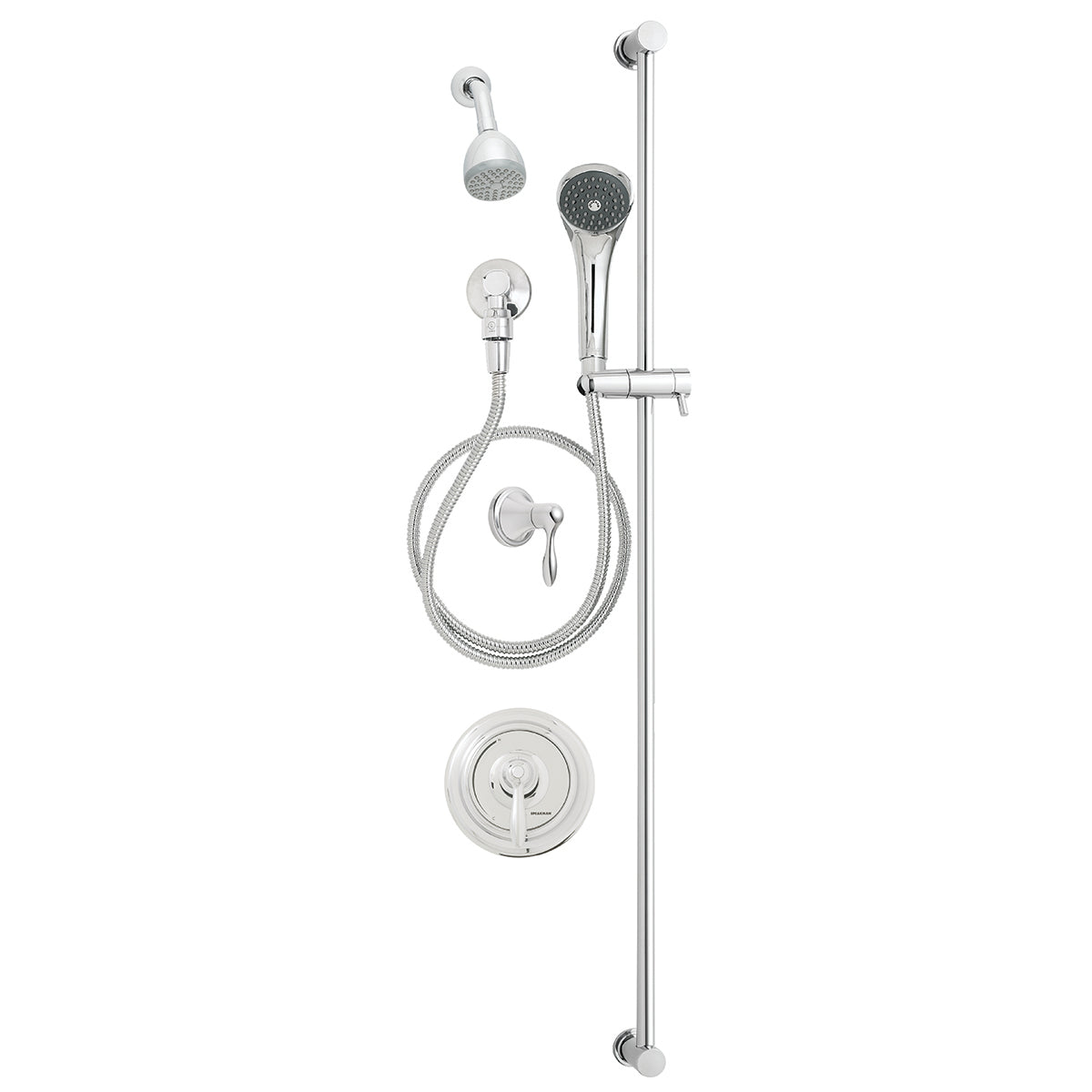 Speakman SLV-5060 SentinelPro Trim and Shower System (Valve not included) Polished Chrome Finish - 2.5 GPM