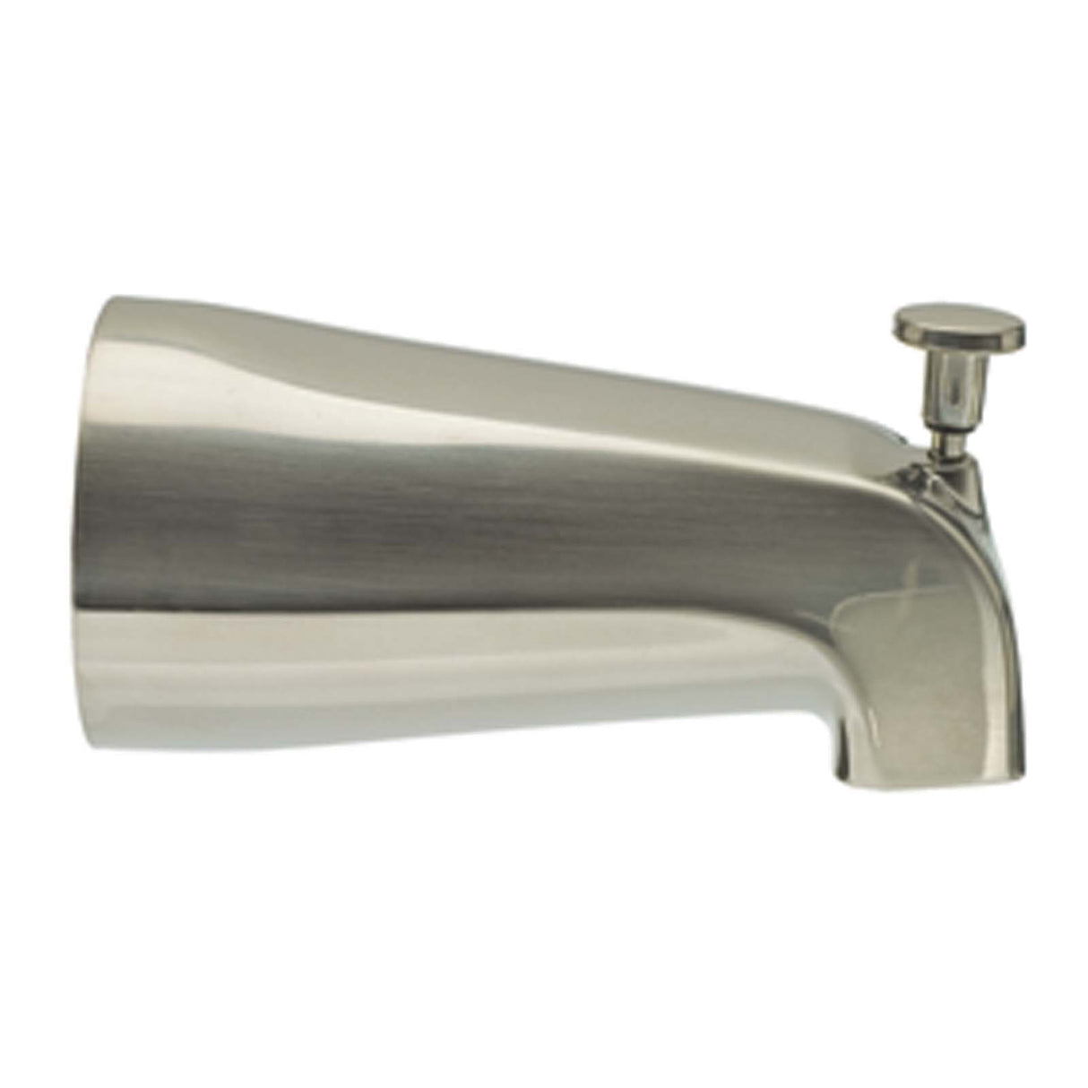 Universal Bath Tub Spout, PVD Brushed Nickel