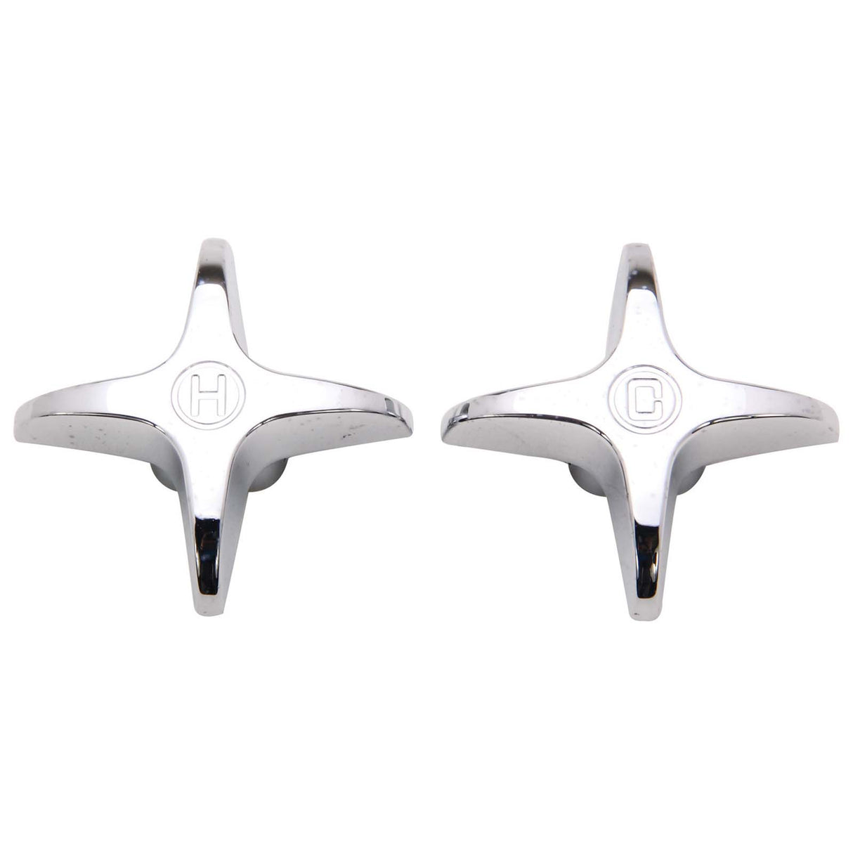 PlumbMaster Approved 46408P Gator Grip Hot and Cold Cross Handle (Pair)