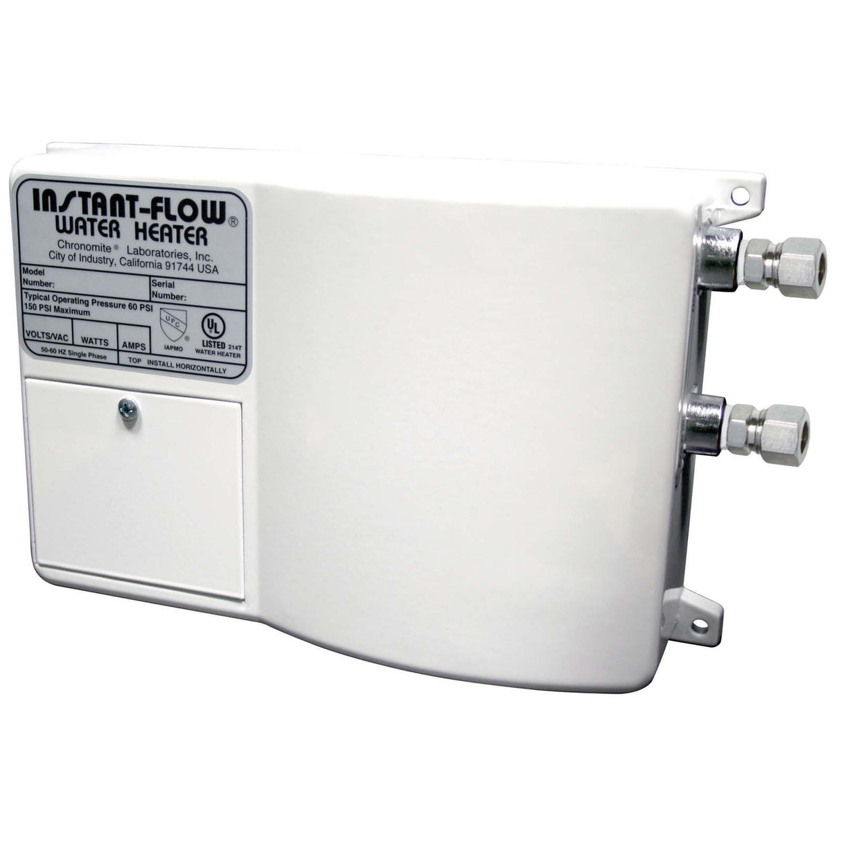 Acorn Chronomite Instant-Flow SR-20L/208 Cast Aluminum Alloy Low Flow Tankless Water Heater, 0.35 gpm, 20 A, 4160 W