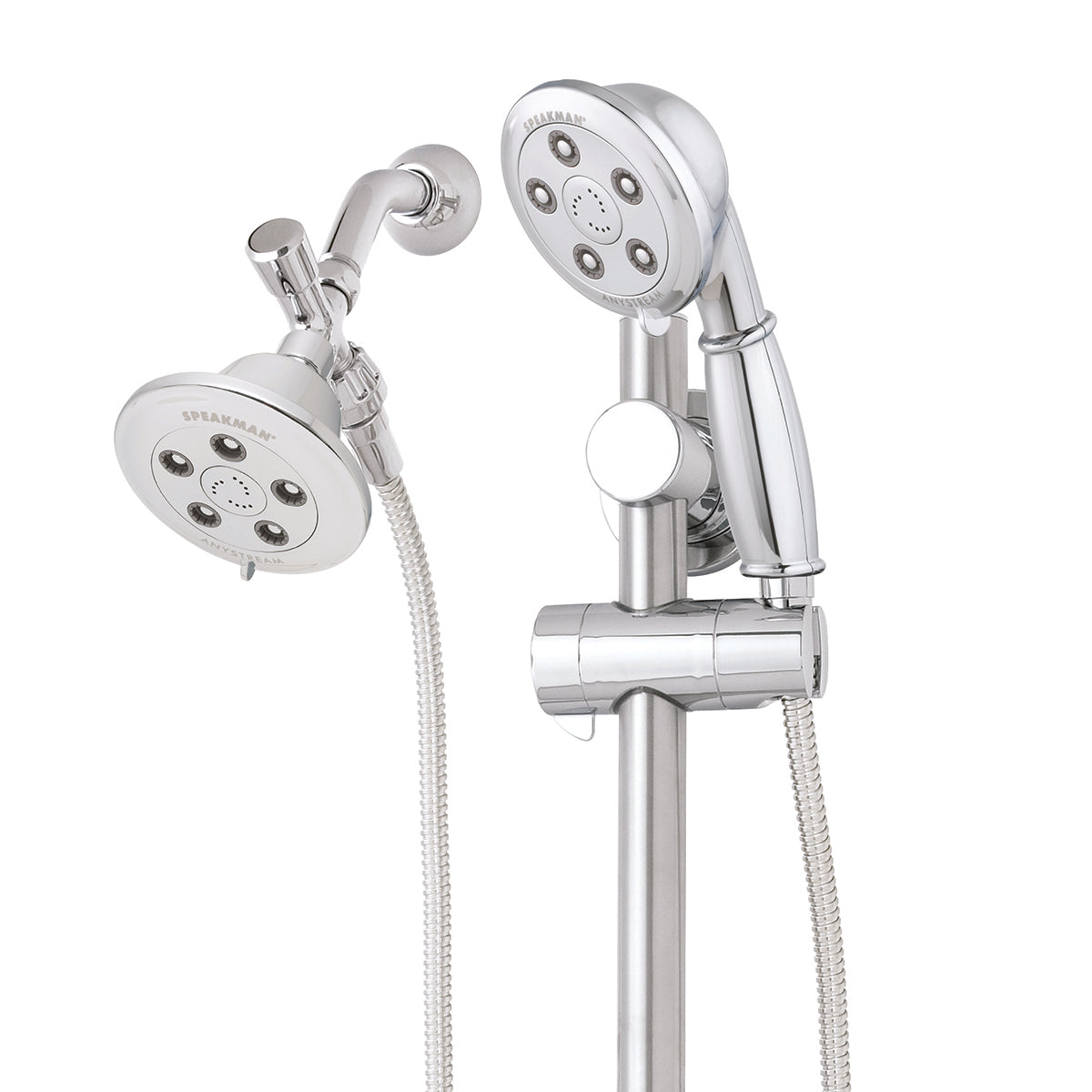 Speakman Chelsea VS-123011 Combination Shower System with ADA Slide Bar Polished Chrome Finish - 2.5 GPM