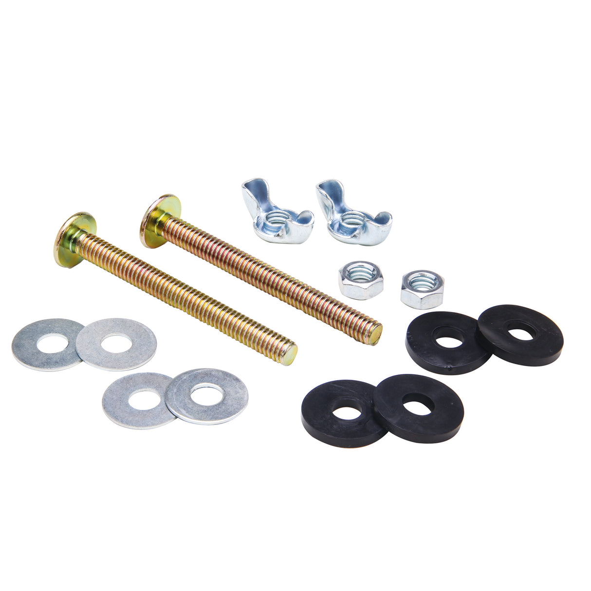 PlumbMaster Approved 88910 Brass-Plated Steel Tank Bolts, 5/16" x 3"