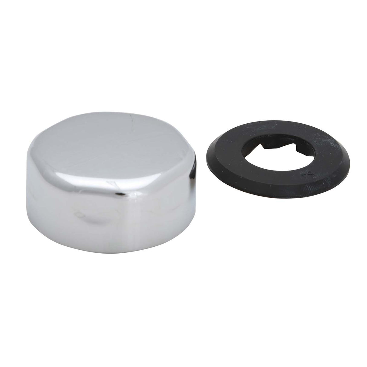 H-573-A Sloan 3308840 H-528 Chrome Plated Locking Vandal Resistant Control Stop Cap for 1" H-600 and H-700 Series Stops, 1"