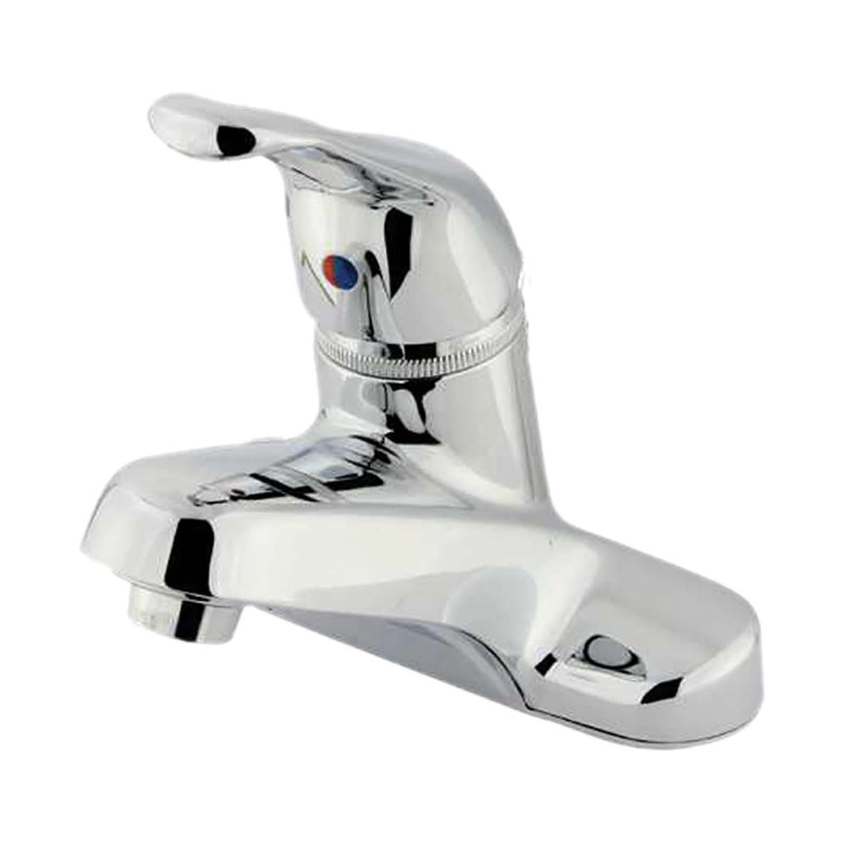 Kingston Brass KB511LP Wyndham Single Handle Centerset Bathroom Faucet Less Pop-up, Chrome
