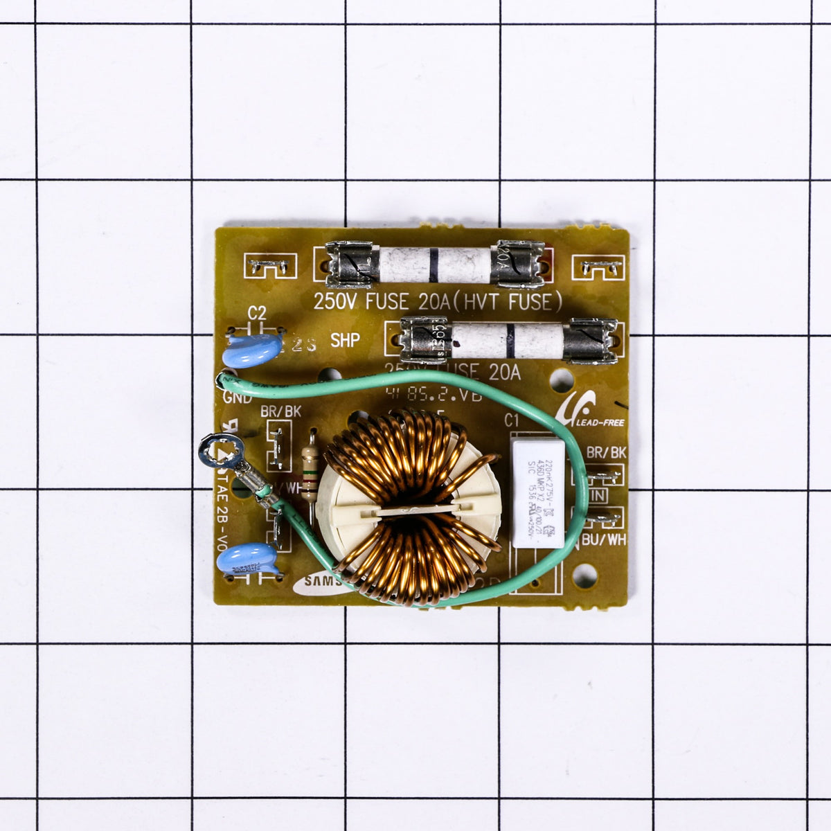 Samsung DE96-00400D Microwave Noise Filter Board