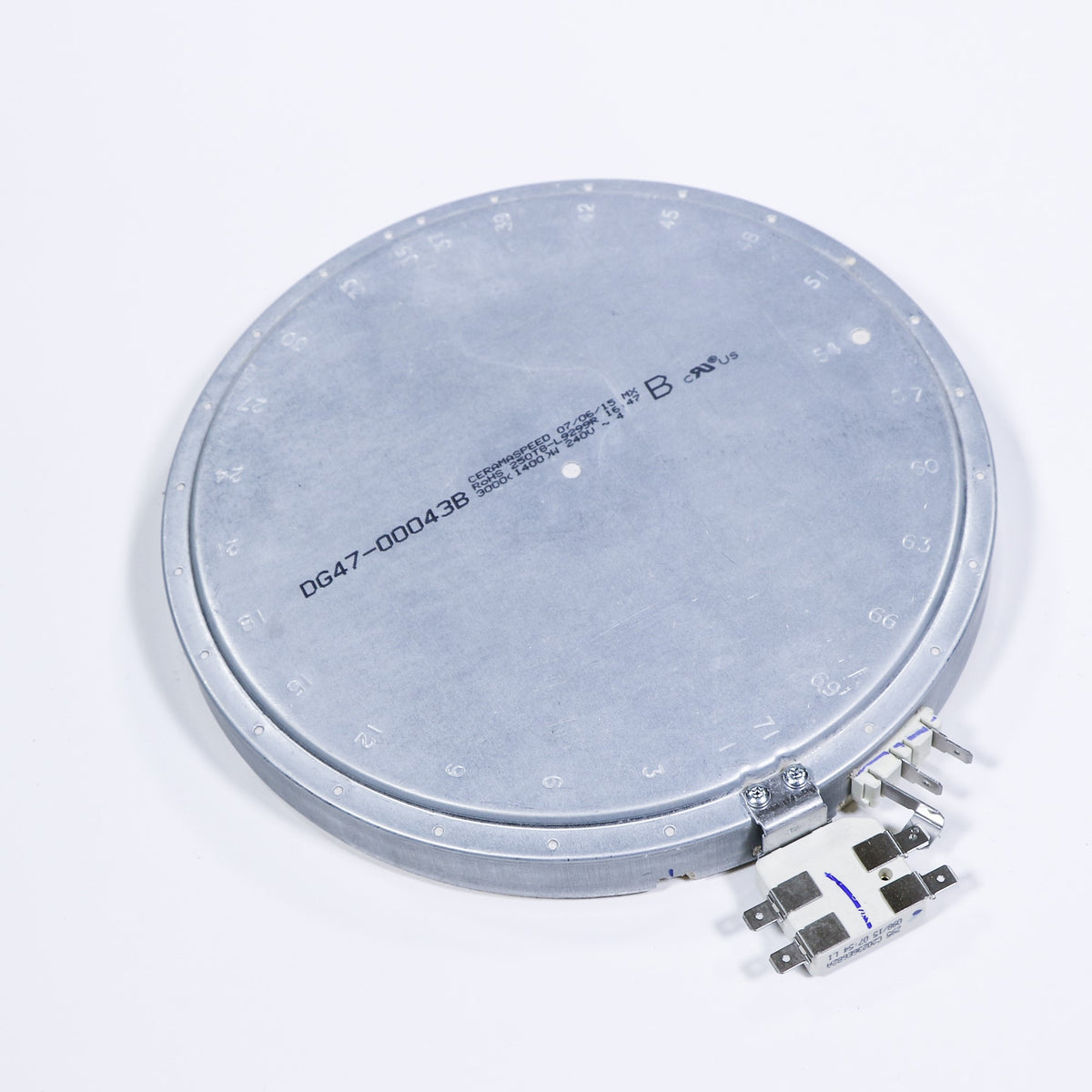 Samsung DG47-00043B Genuine OEM Heater Radiant Dual