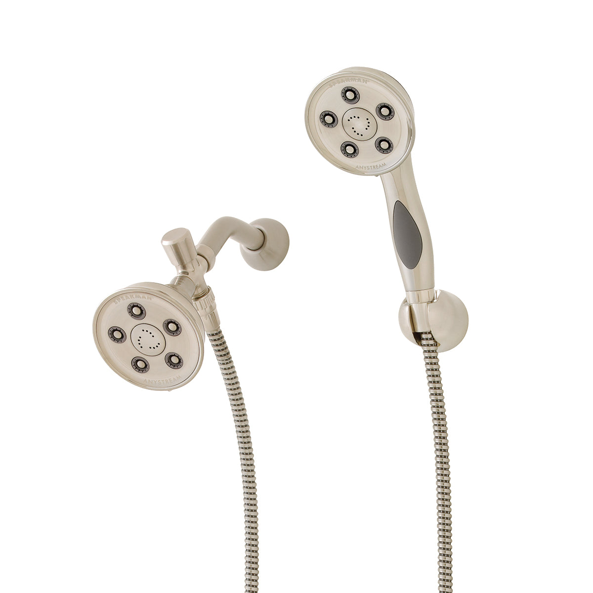 Speakman Caspian VS-113014-BN Hand Shower with Shower Head Brushed Nickel Finish - 2.5 GPM