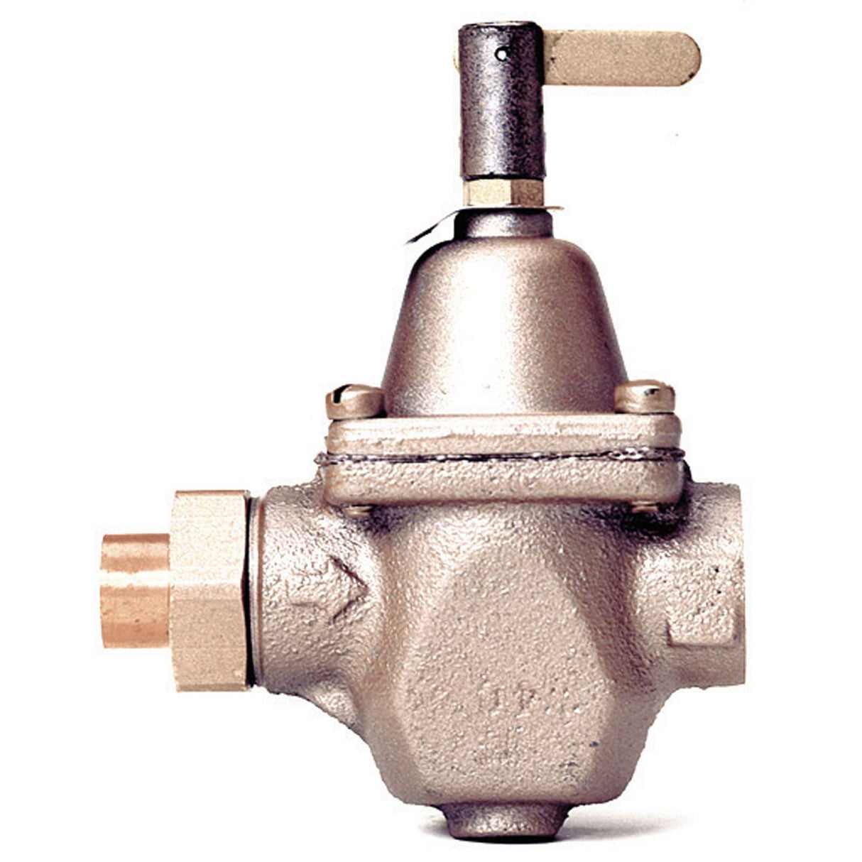 Watts S1156F 1/2" Union Solder (Lead Free) Bronze Feed Water Pressure Regulator Inlet 100 psi