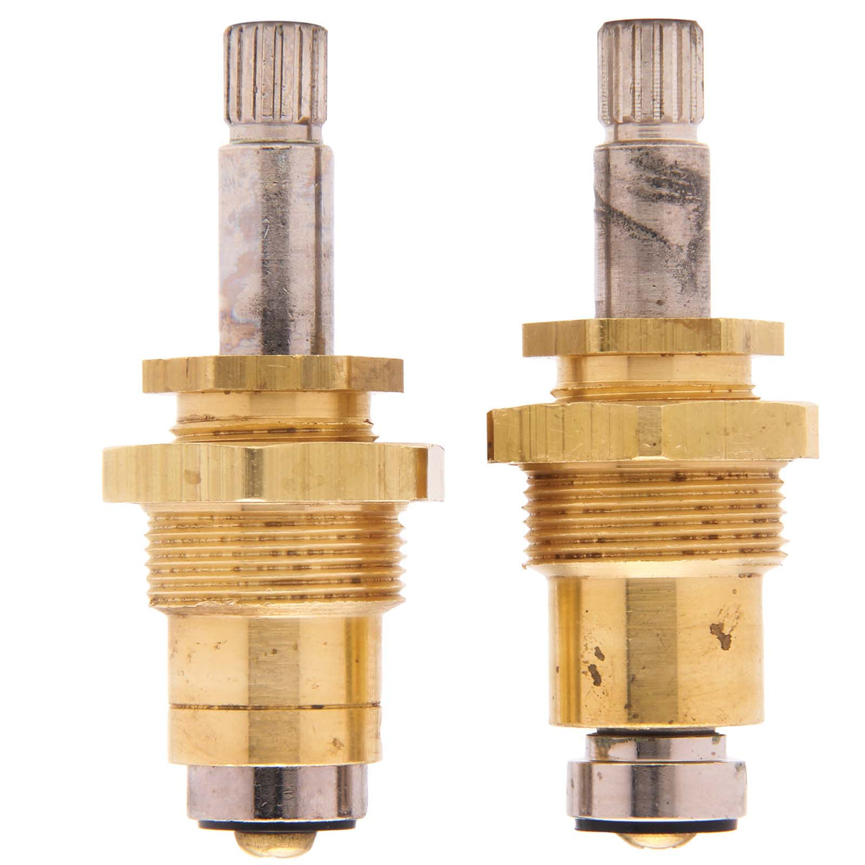 PlumbMaster Approved 10261 Right Hand Hot and Left Hand Cold Stem with Bonnets (Pair) for Eljer