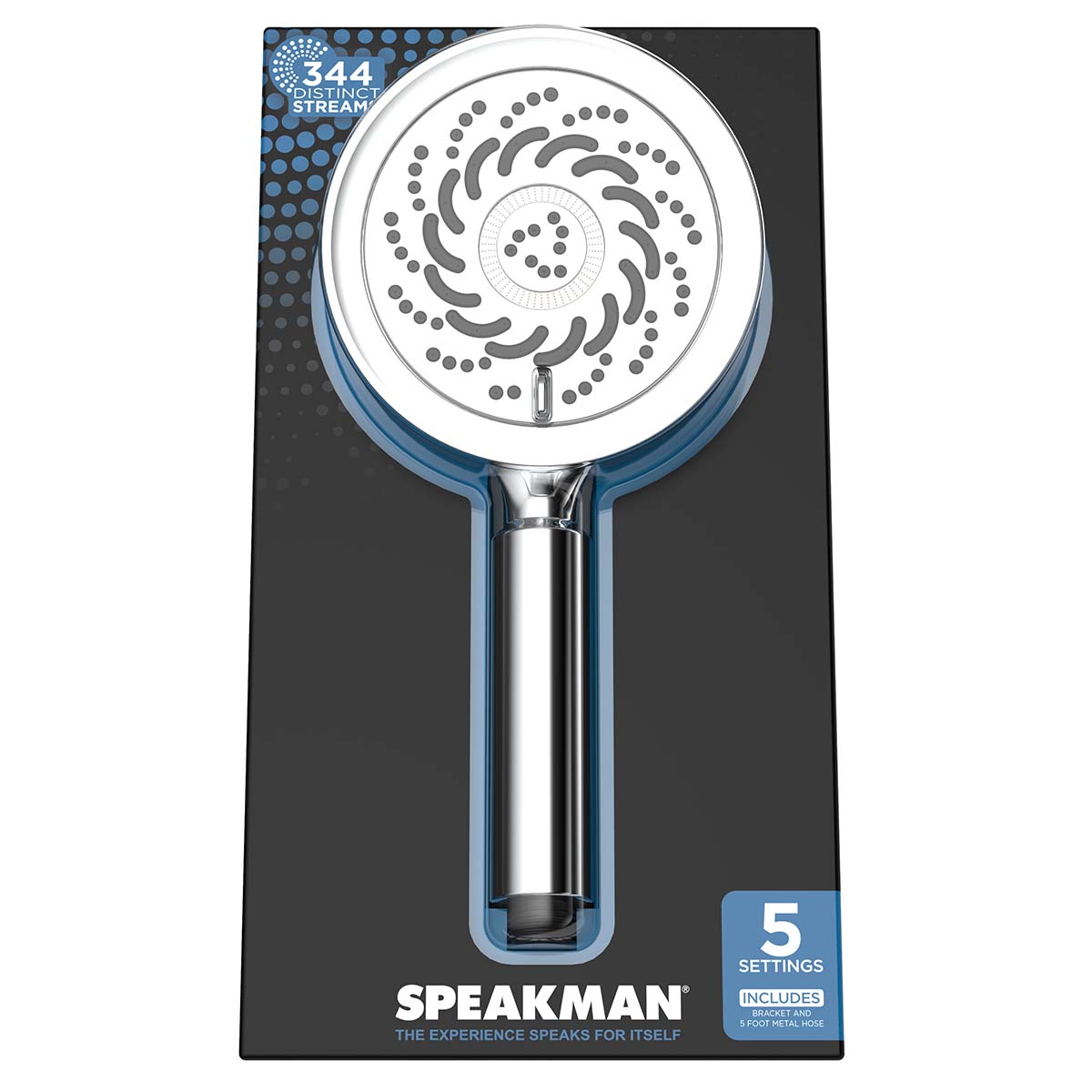 Speakman Neo Exhilaration 5-Setting Polished Chrome Low Flow Handheld Shower 2.0-GPM (7.6 LPM) Polished Chrome Finish