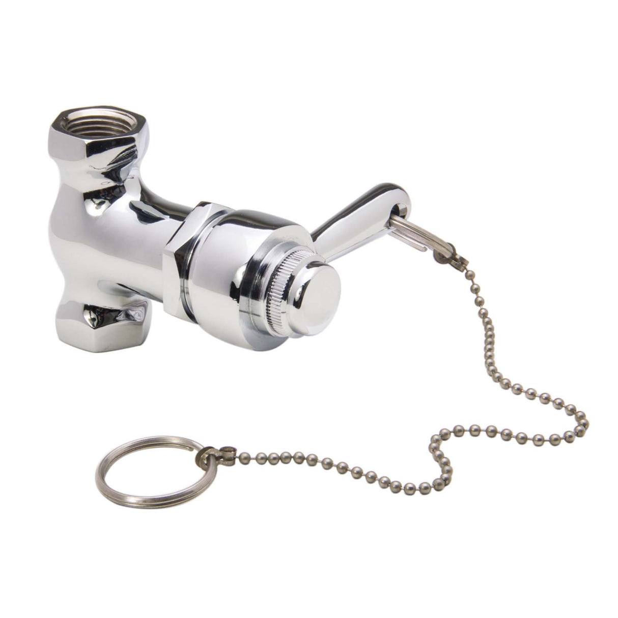 PlumbMaster Approved 33186 Chrome Plated Brass Self-Closing Shower Valve, 1/2", IPS