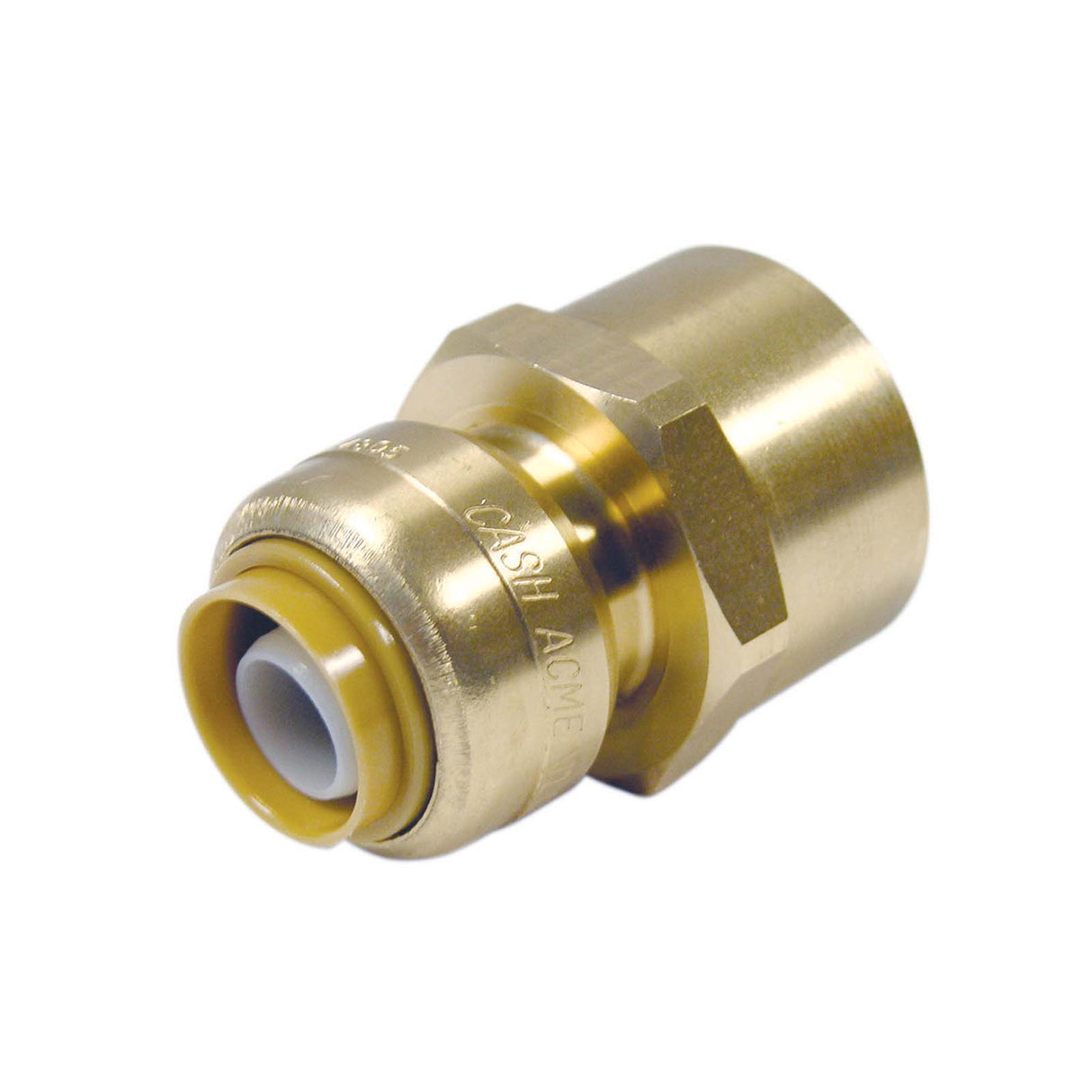 U068LF 1/2" Push-Fit x 3/4" FIP SharkBite Brass Reducing Adapter