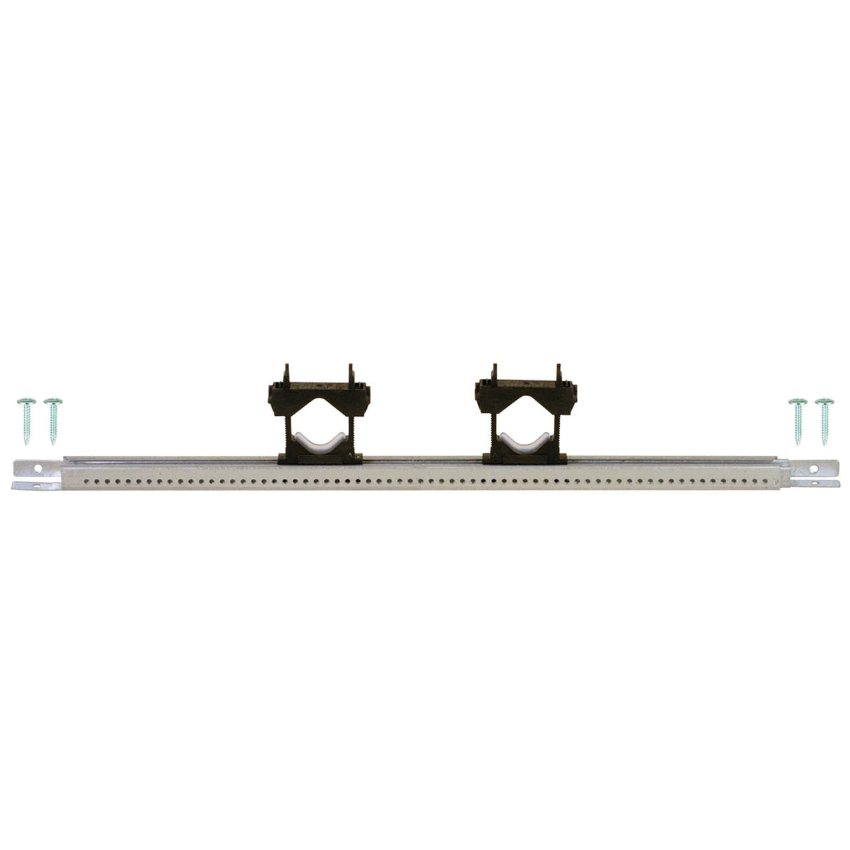 Sioux Chief PowerBar 523-2424 Zinc-Plated 20 ga Steel Universal Bracketing System with 1 Bracket, 2 Clamps and 4 Screws