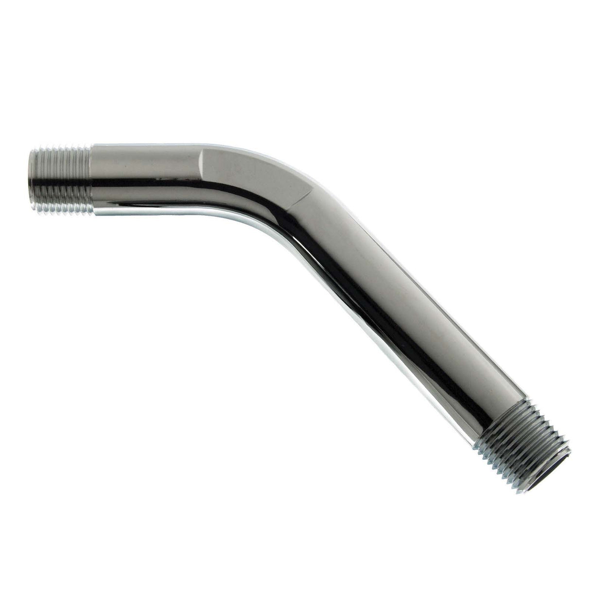 PlumbMaster Approved 80481 Brass Shower Arm (Retail), 8" Length, Chrome Plated