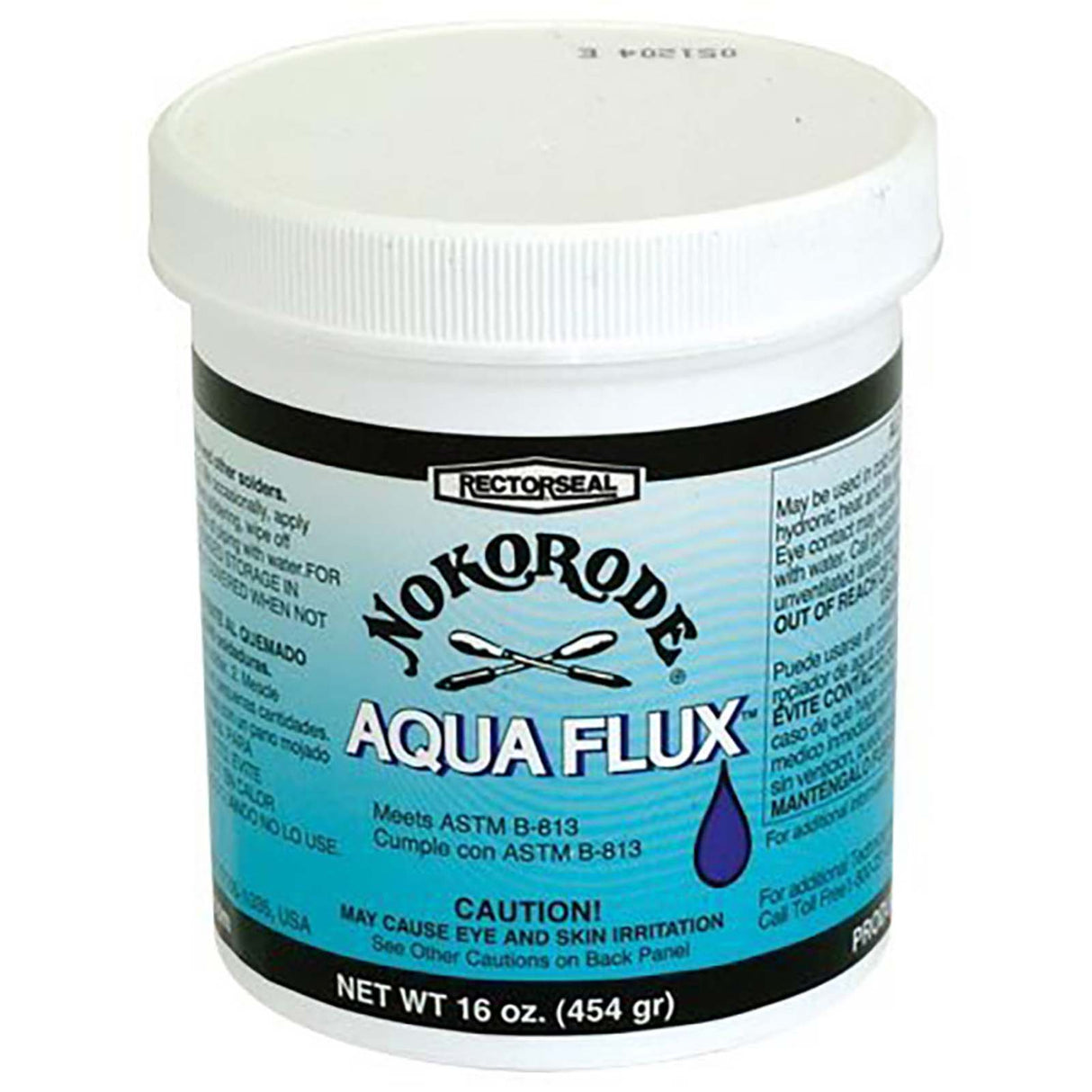 Rectorseal 74046 Nokorode Water Soluble Soldering Flux, 1 lb Container