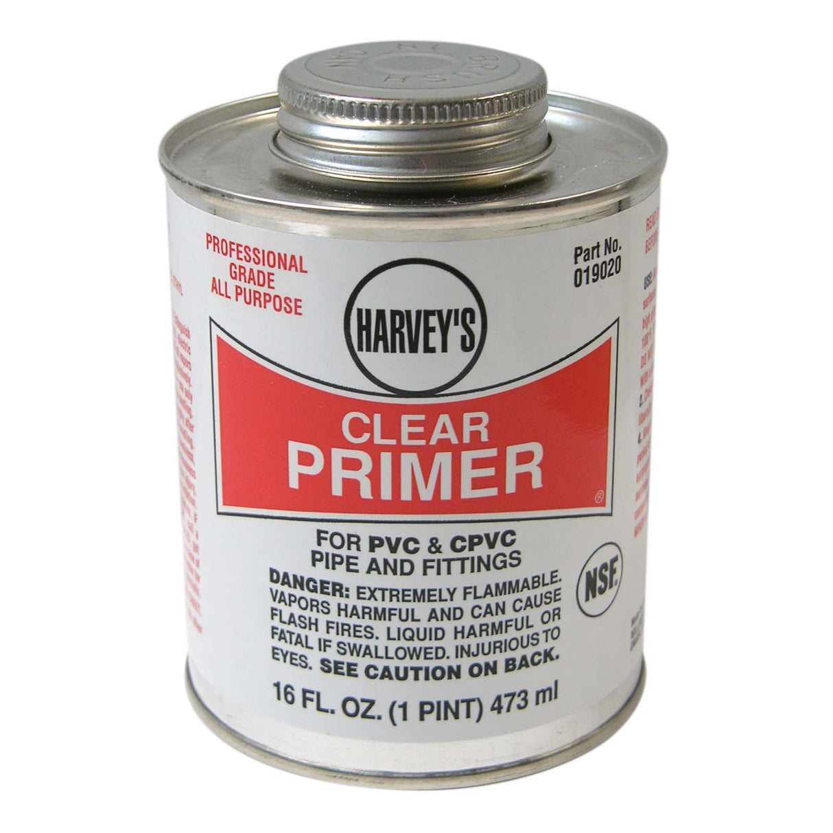 Harvey 019020-12 Clear Primer, 16 oz Can