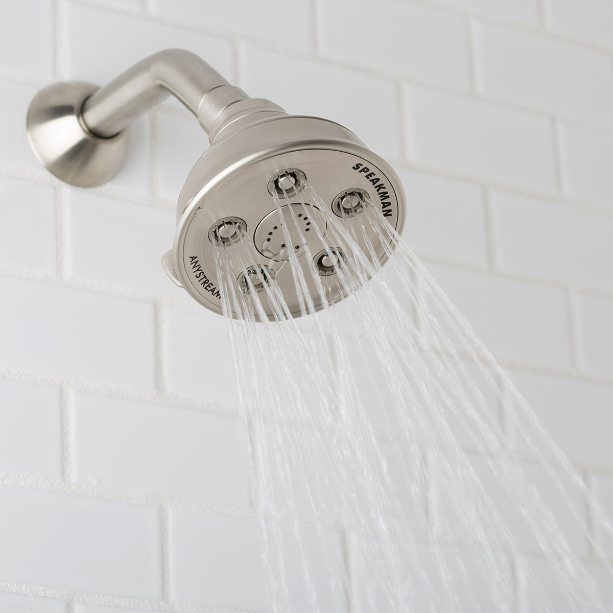 Speakman Caspian S-3014-BN-E2 Low Flow Shower Head Brushed Nickel Finish - 2.0 GPM