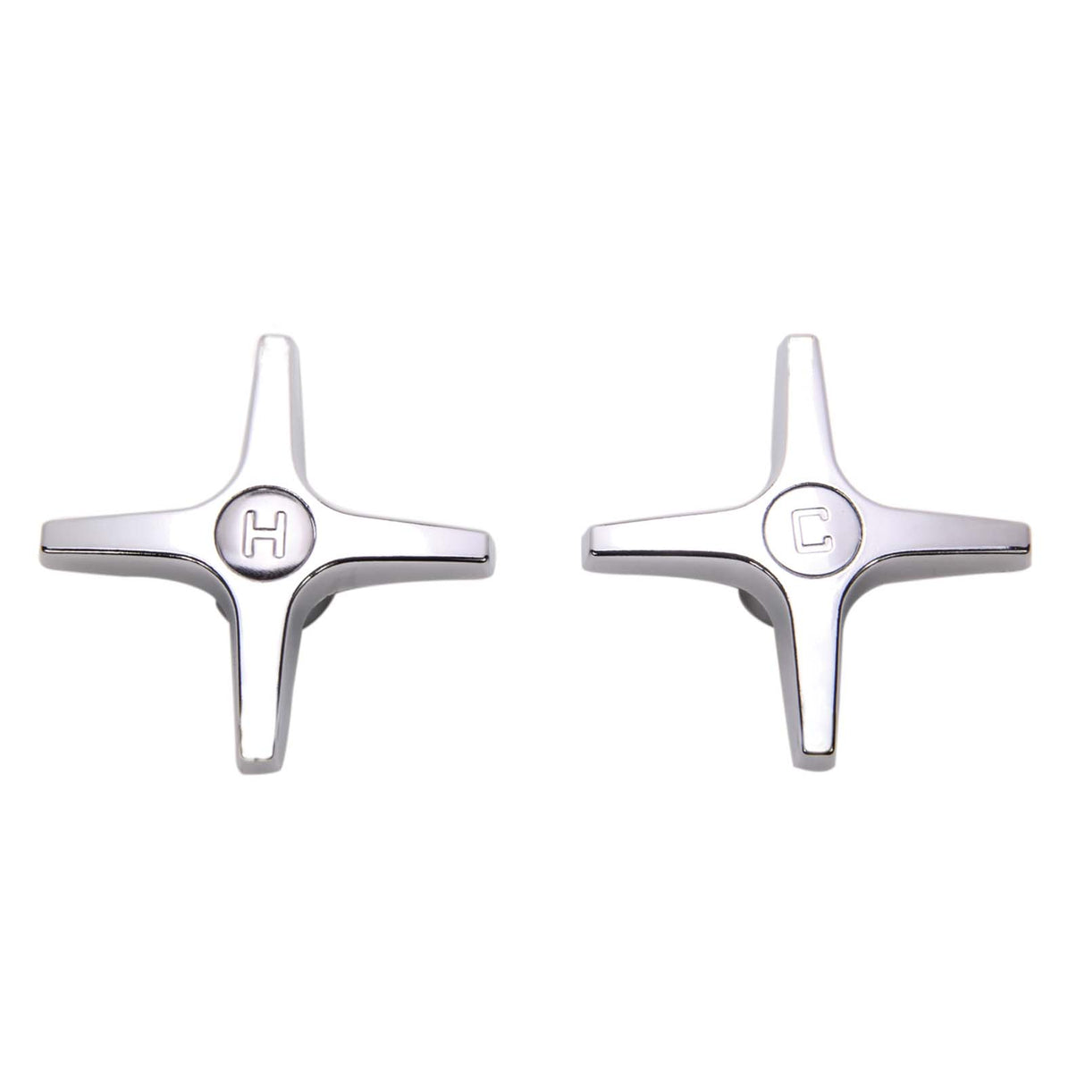 PlumbMaster Approved 80835 Ready Fit Hot & Cold Cross Arm Replacement Handle (Pair)