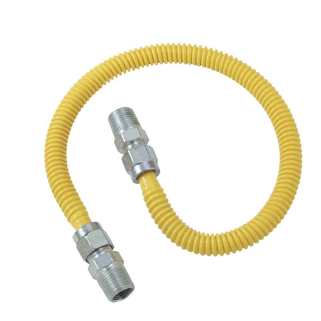 BrassCraft CSSC14-48 3/4" MIP x 1/2" MIP 48" Length Stainless Steel Flexible Gas Connector