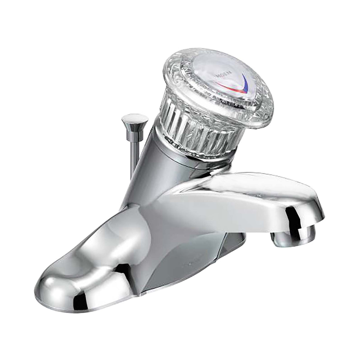 Moen 64621 Chateau Single Handle Centerset Bathroom Faucet With Pop-up, Chrome