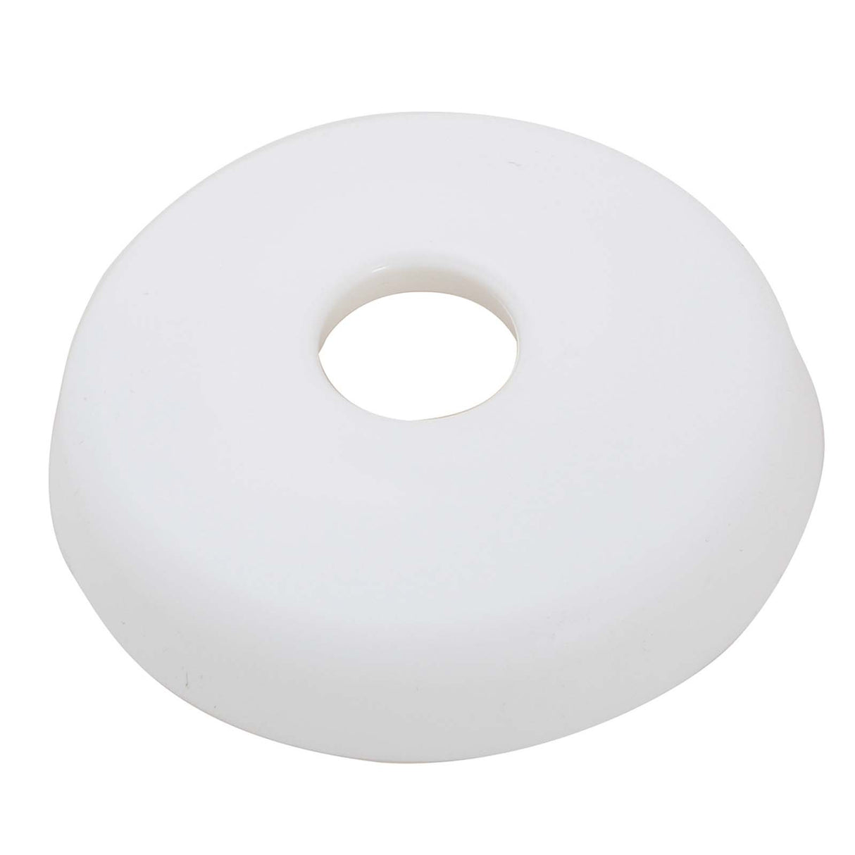 Sioux Chief 920-2W 1/2" CTS IDx 2-1/2" OD TrimTite White Polyethylene Low Pattern Shallow Escutcheon