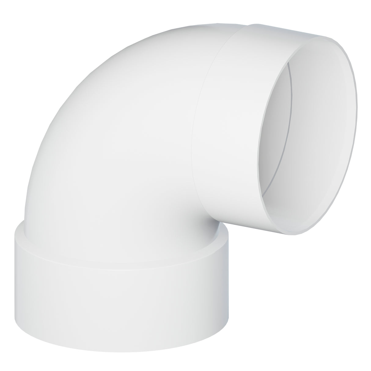 Tigre 36-6555 4" Hub PVC Sewer & Drain Elbow 90°
