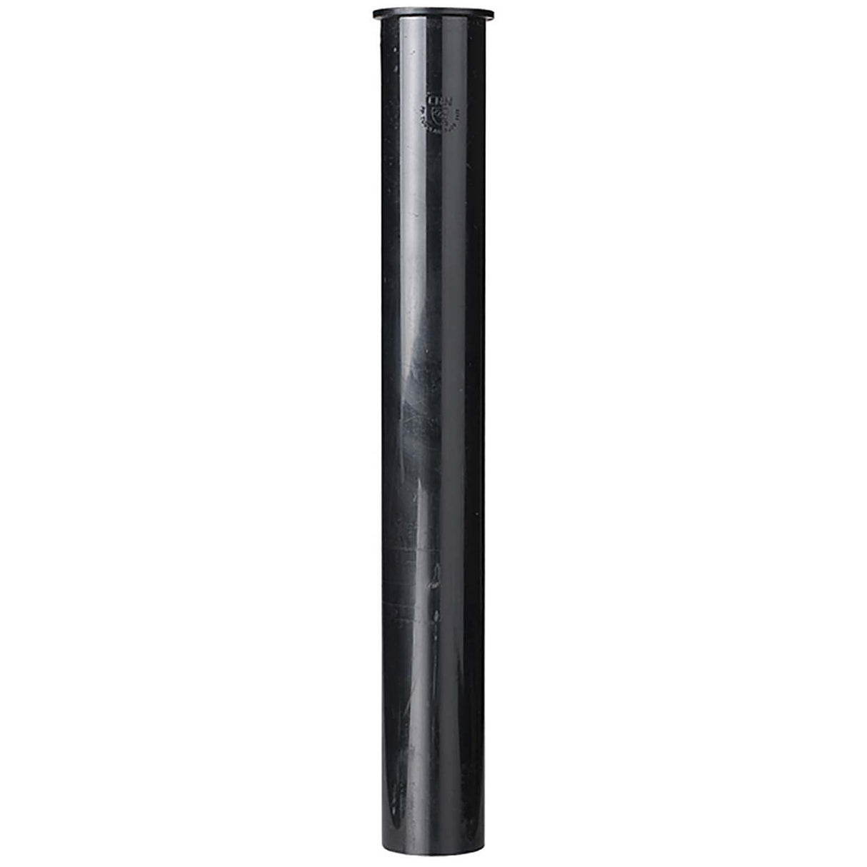 Dearborn A9803 1-1/2 x 12" Polypropylene Plastic Flanged Sink Tailpiece (Bulk) Black