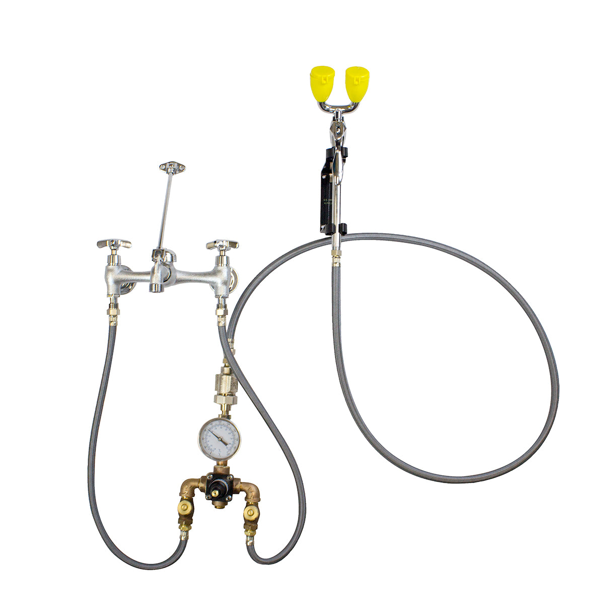 Eyesaver SEF-9000-TW Service Sink Eyewash Faucet with Eyewash Thermostatic Mixing Valve