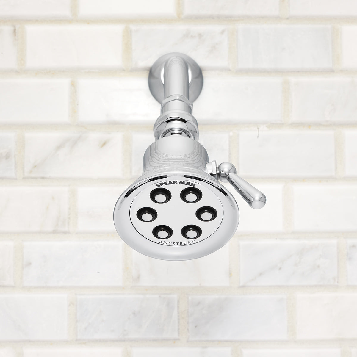 Speakman Retro S-2254-E2 Low Flow Shower Head Polished Chrome Finish - 2.0 GPM