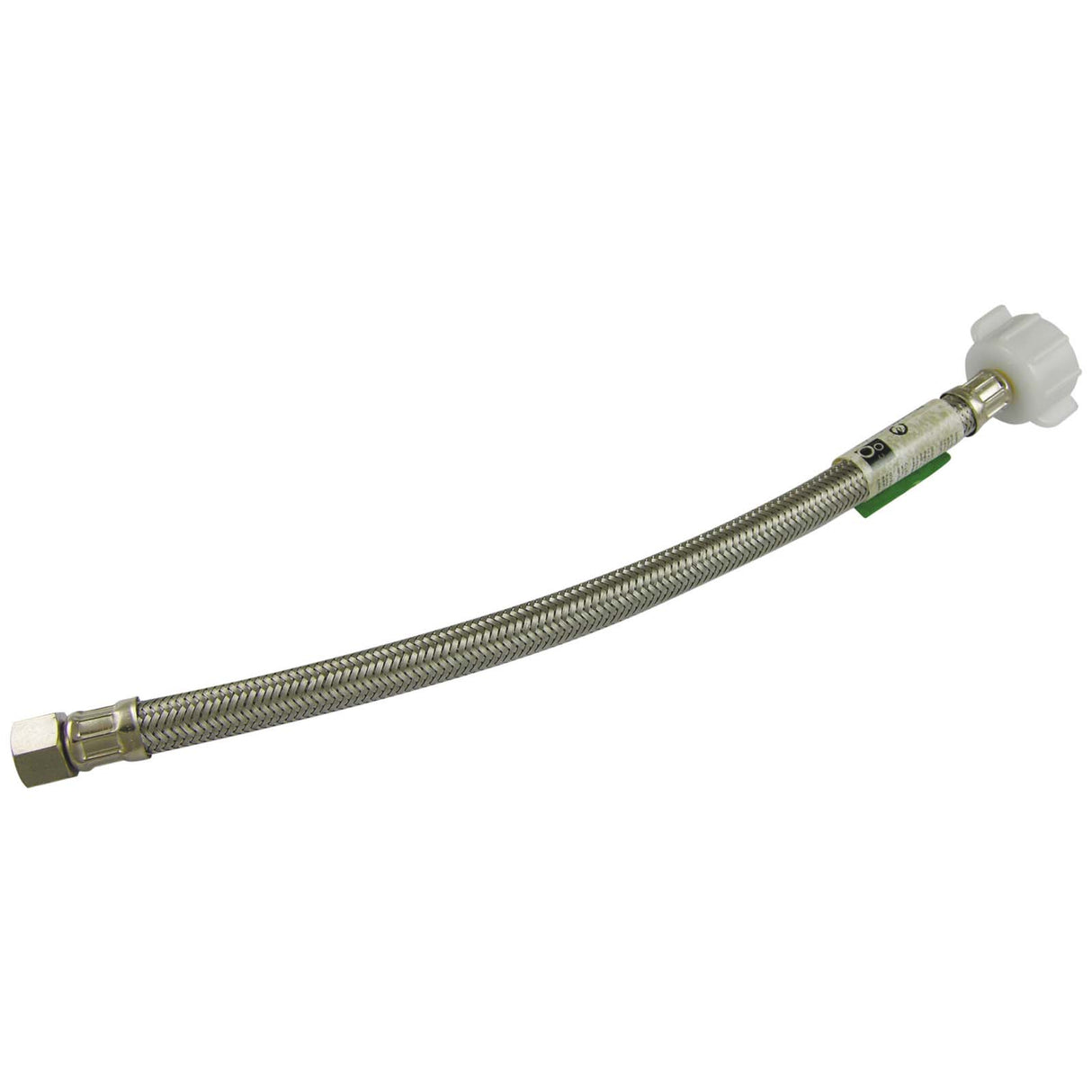 PlumbMaster 59799 1/2" Flare x 7/8" Ballcock Chrome Closet Water Connector with Plastic Nut
