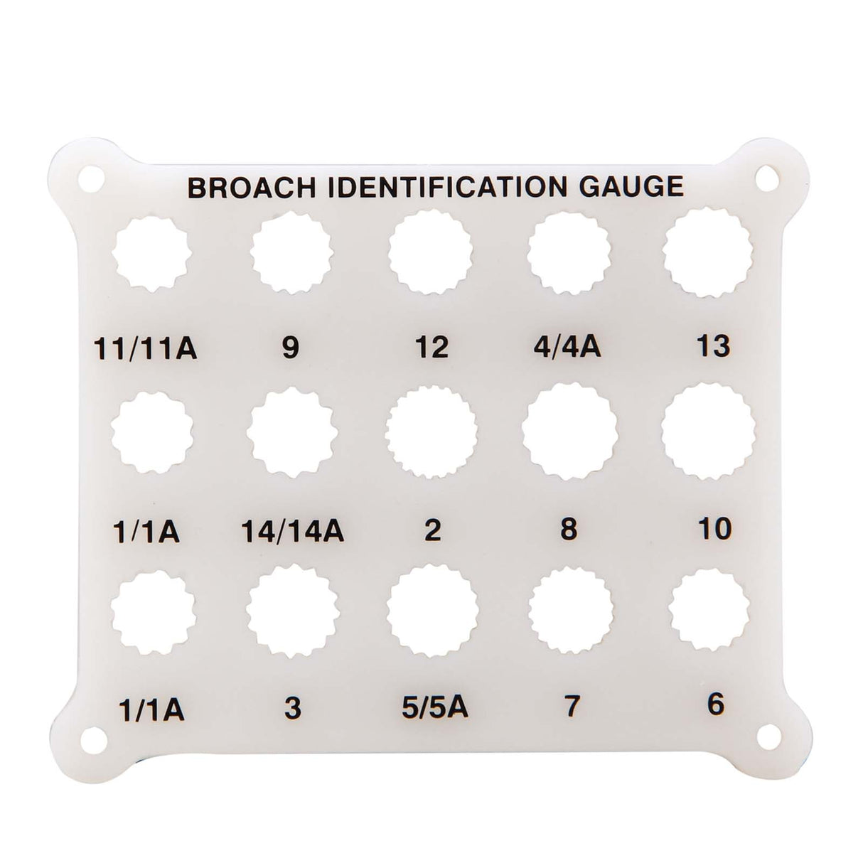 PlumbMaster Approved 91307 Alloy Steel Broach Identification Gauge