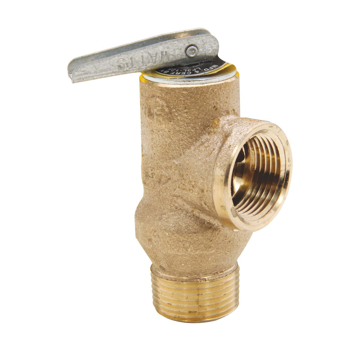 Watts 0124165 3/4 x 3/4" MIP x IP Pressure Relief Valve (Lead Free) 150 psi